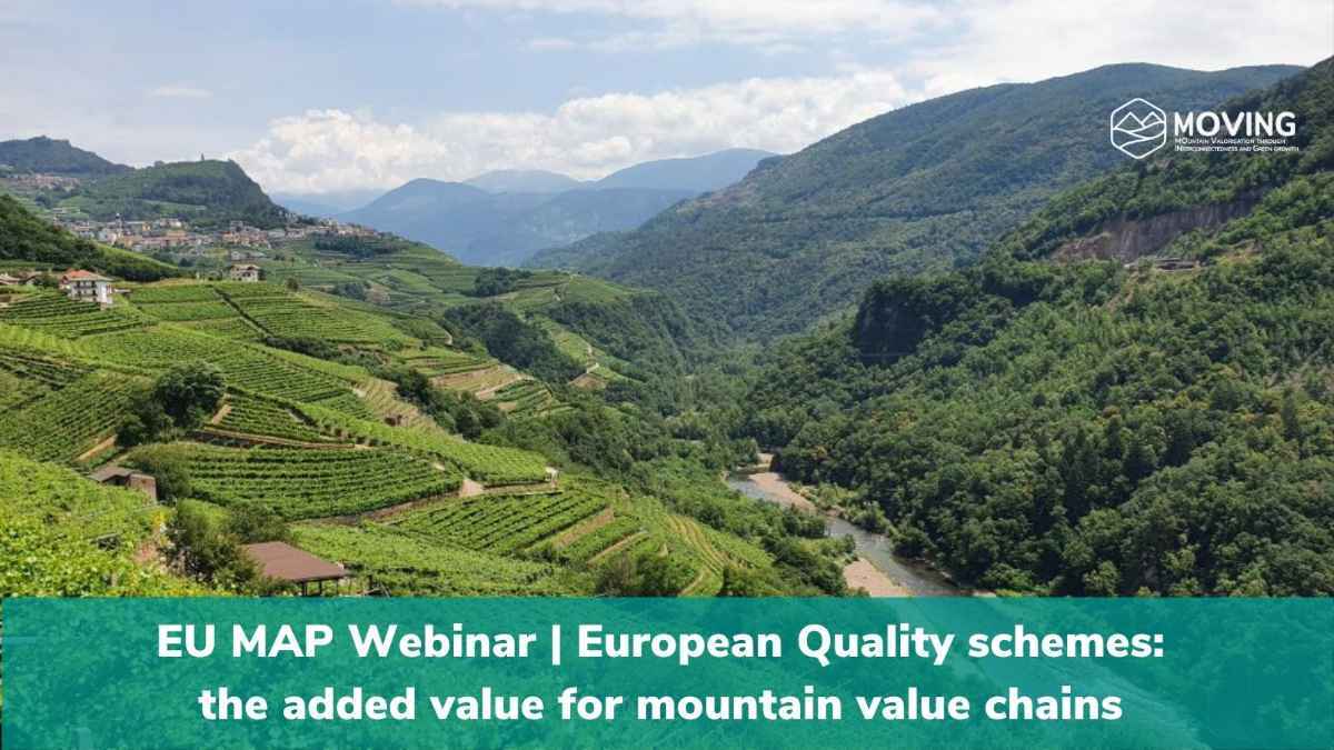 MOVING EU MAP webinar:  European Quality schemes: the added value for mountain value chains