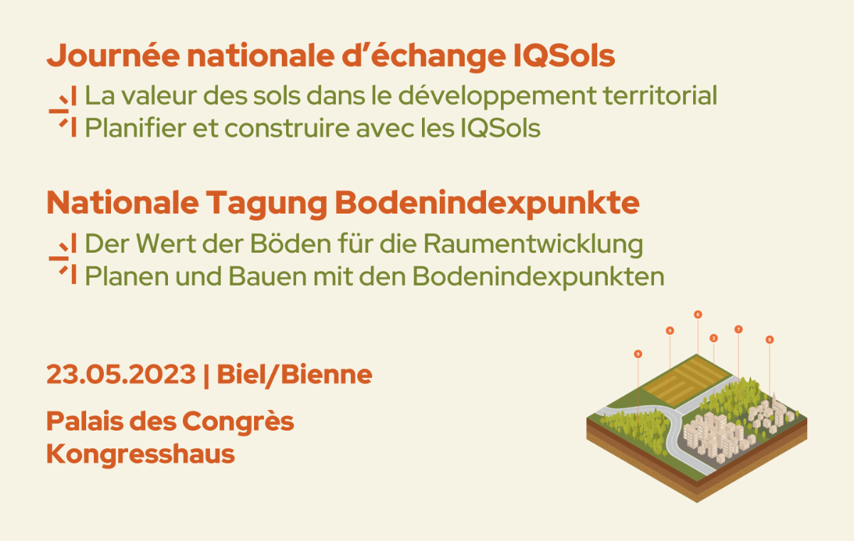 Nationale Tagung Bodenindexpunkte: Der Wert der Böden für die Raumentwicklung