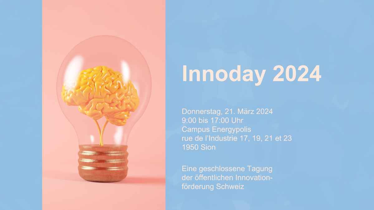 Öffentliche Innovationsförderung Schweiz: Innoday 2024