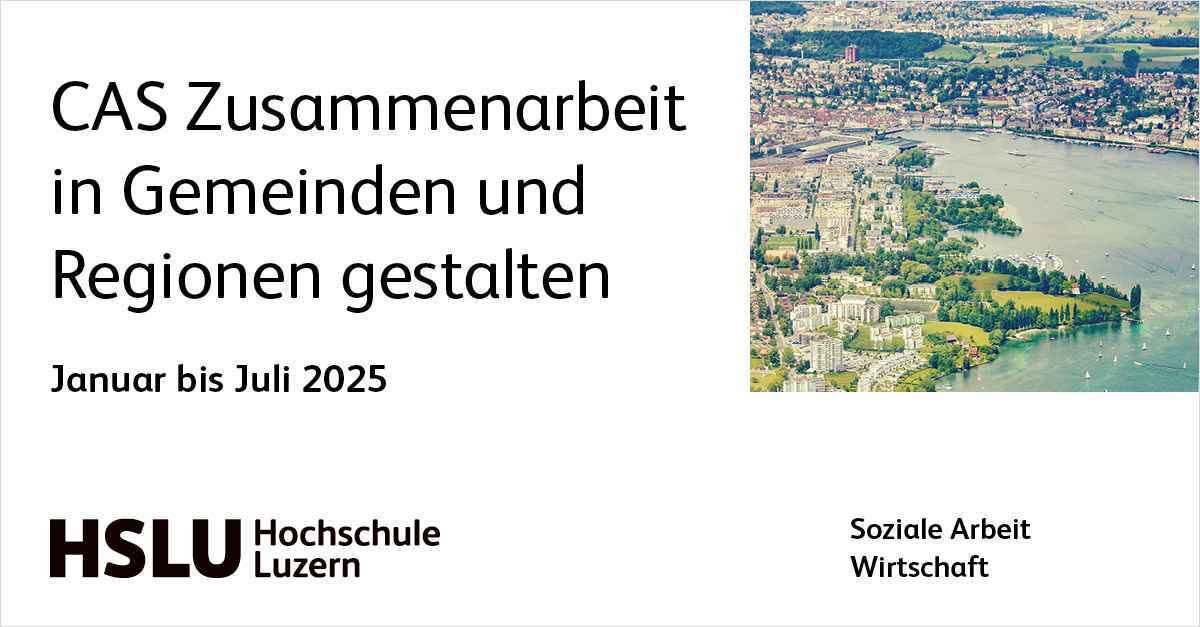 Info-Veranstaltung CAS Gemeinde- und Stadtentwicklung im Wandel