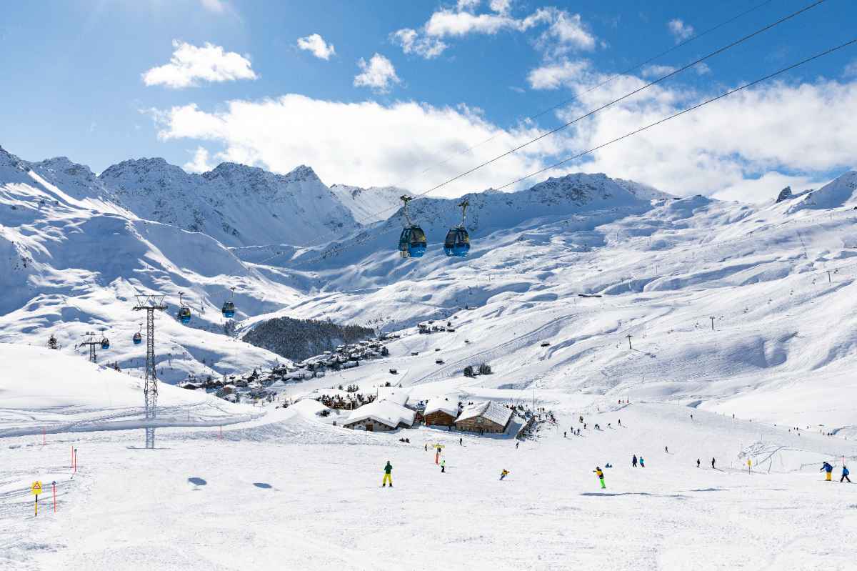 Kompass Schnee